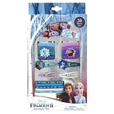 LUV HER Frozen 2 Girls 20 Piece Accessory Set with 3 Barrettes, 4 Snap Hair Clips, 5 Elastics and 8 Terry Ponies - Ages 3+