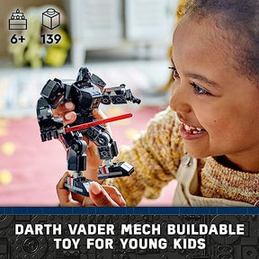 LEGO Star Wars Darth Vader Mech 75368 Buildable Star Wars Action Figure for Kids