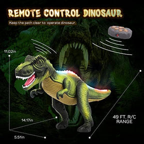 Remote Control Dinosaur Toys for Kids | Green