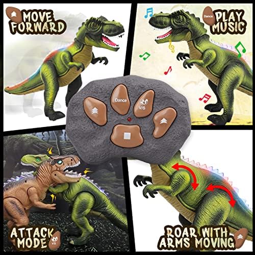 Remote Control Dinosaur Toys for Kids | Green