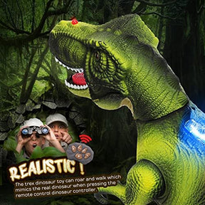 Remote Control Dinosaur Toys for Kids | Green