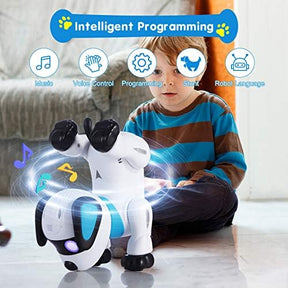 Remote Control Robot Dog Toy for Kids | Blue