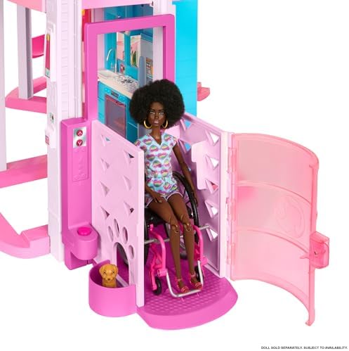 Barbie Dream Doll House Playset | 75+ Pieces | Toy Furniture & 3-Story Pool Slide