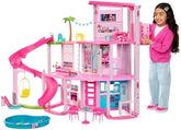 Barbie Dream Doll House Playset | 75+ Pieces | Toy Furniture & 3-Story Pool Slide