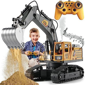 Remote Control Excavator Toys | 1:14 RC Digger Construction Toys Tractor