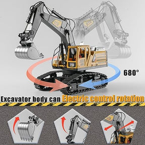 Remote Control Excavator Toys | 1:14 RC Digger Construction Toys Tractor