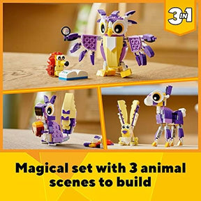 LEGO Creator 3 in 1 Fantasy Forest Creatures | Toys Set 31125