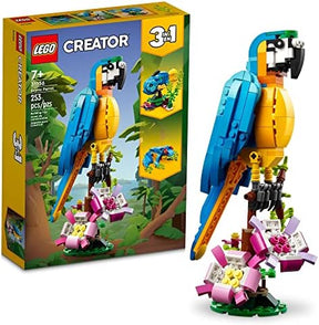 LEGO Creator 3 in 1 Exotic Parrot Building Toy Set