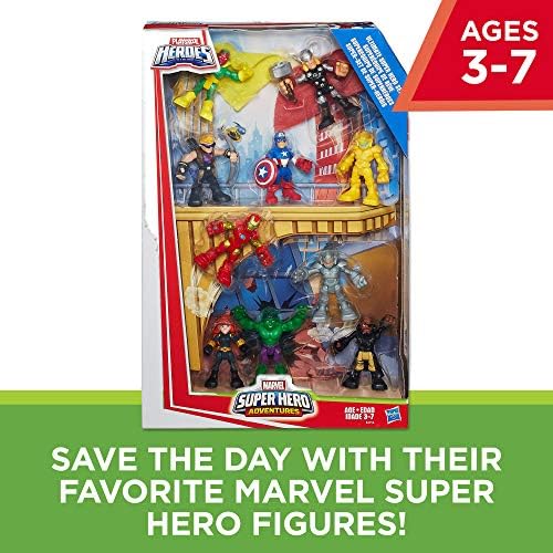 Marvel Playskool Heroes Ultimate Set | 10 Collectibles