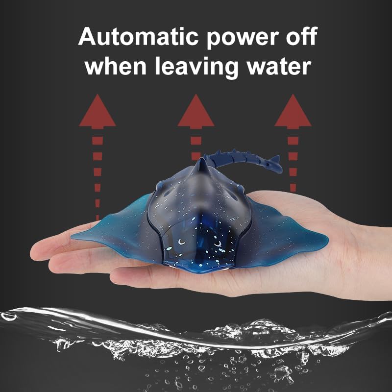 Remote Control Stingray Summer Pool Toys for Kids | Blue