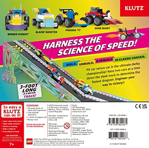 KLUTZ Lego Race Cars STEM Activity Kit