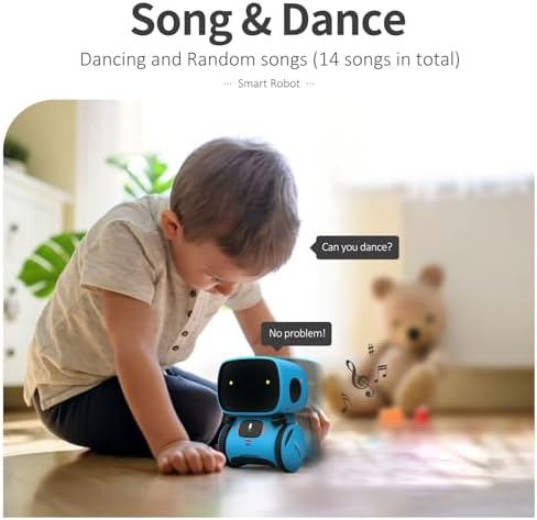 Kids Robot Toys | Smart Talking Robot with Voice Control Touch Sensor | Blue