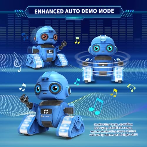 Robot Toys for Boys and Girls| Rechargeable | Auto-Demonstration | Blue