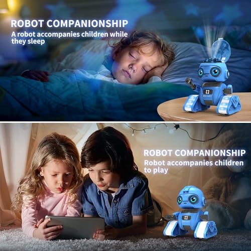 Robot Toys for Boys and Girls| Rechargeable | Auto-Demonstration | Blue