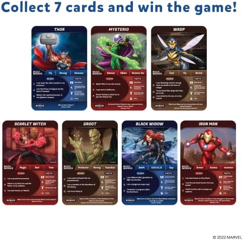 Skillmatics Card Game | Guess in 10 Marvel Games