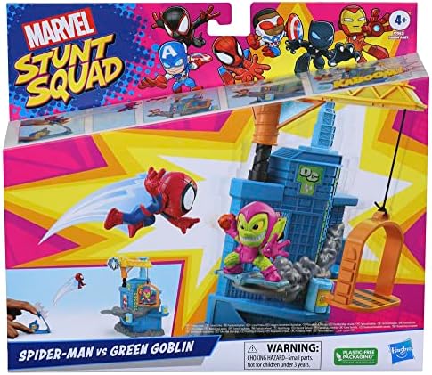 Marvel Stunt Squad Crane Smash Playset