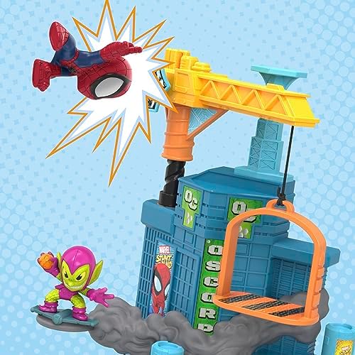 Marvel Stunt Squad Crane Smash Playset