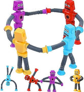 Suction Cup Robot Toy | Mini Robot | 4 Pack Robot