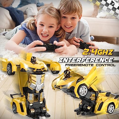 Transform Remote Control Car Toy for Kids 4 5 6 7 8 Age