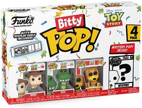 Funko Bitty Pop | Toy Story Mini Toys | 4-Pack (Styles May Vary)