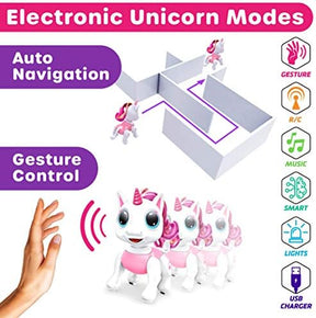 Unicorn Robot Pets Toy for Girls and Boys | Pink