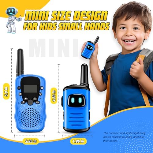 Kids Walkie Talkies Toys | Mini Robots Walkies Talkies | 2 Pack