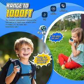 Kids Walkie Talkies Toys | Mini Robots Walkies Talkies | 2 Pack